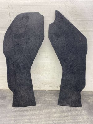  Tesla Model y Black Center Console Lower Trim Cover Panel Set - Front (Used OEM)