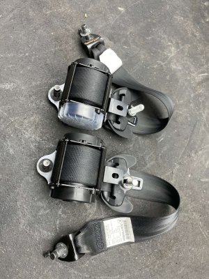 2022-2025 Acura MDX Black Second Row Seat Belt Assembly Set - Rear (Used OEM)
