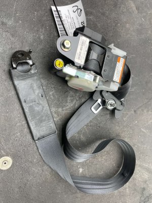 2022-2024 Acura MDX Black Seat Belt Assembly with Pretensioner - Front, Left (Driver) (Used OEM)