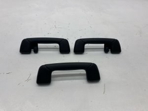 2024-2025 Toyota Grand Highlander Black Roof Headliner Grab Handle Set of 3 - Front (Used OEM)