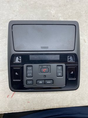 2024-2025 Toyota Grand Highlander Black Upper Overhead Console Dome Light Assembly - Front (Used OEM)