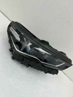 2025-2026 BMW M5 Chrome Adaptive LED Headlight Assembly with Chrome Trim - Right (Passenger) (Used OEM)