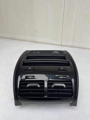 2017-2023 BMW 528i Center Console Endcap Vent Trim Panel with Heated Seat Controls - Rear (Used OEM)