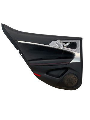 2022-2026 Genesis G70 Black Door Interior Trim Panel - Rear, Left (Driver) (Used OEM)