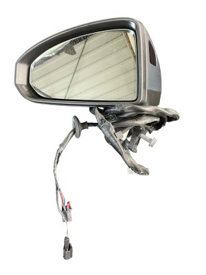 2016-2023 Audi TT Silver Manual Folding Door/Side View Mirror - Front, Left (Driver) (Used OEM)