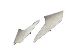 2022-2026 Lucid Air Gray Front Center Console Trim Cover Panel (Used OEM)