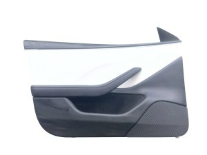  Tesla Model y Black Door Interior Trim Panel - Front, Left (Driver) (Used OEM)