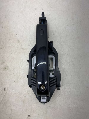 2022-2024 Ford F-150 Lightning Black Door Latch and Cable Assembly - Front, Left (Driver) (Used OEM)
