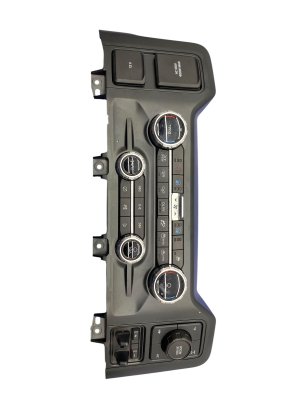 2023-2025 Ford F-550 Super Duty Black Automatic Dual-Zone Temperature Control with Radio Controls - Front (Used OEM)