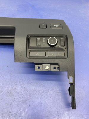 2023-2026 Ford F-550 Super Duty Black Onyx Lower Knee Trim Panel with Fog Light and Mirror Adjustment Switch - Front (Used OEM)