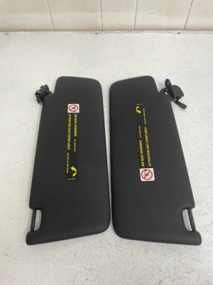 2016-2023 Audi TT Black Sun Visor Set - Right (Passenger) (Used OEM)