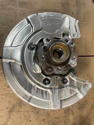 2017-2023 BMW 528i Spindle Knuckle Wheel Bearing Hub Assembly - Rear, Left (Driver) (Used OEM)