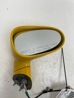 2006-2010 Pontiac Solstice Yellow Power Door/Side View Mirror - Right (Passenger) (Used OEM)