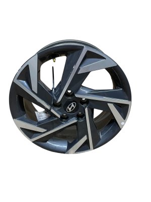 2024-2025 Hyundai Elantra 17x7 5-Spoke Machined Charcoal Alloy Wheel (Used OEM)