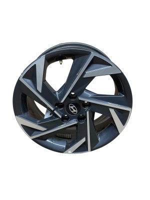 2024-2025 Hyundai Elantra 17x7 5-Spoke Machined Charcoal Alloy Wheel (Used OEM)