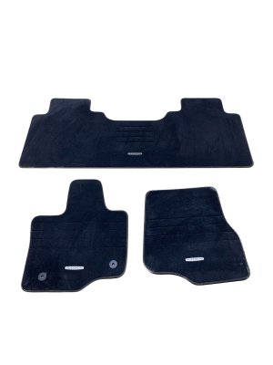2022-2026 Ford F-150 Lightning Gray Front and Rear Carpet Floor Mat Liner Set (Used OEM)