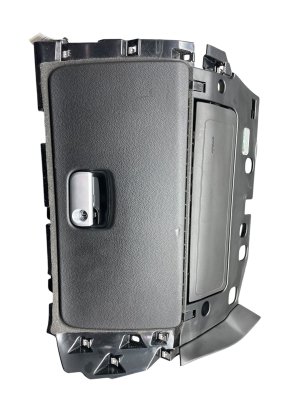 2019-2025 Porsche Macan Black Glove Box Assembly with Knee Air Bag - Front (Used OEM)