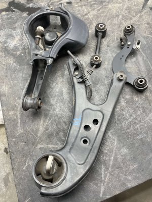 2020-2025 Toyota Highlander Upper and Lower Control Arm Set - Rear, Left (Driver) (Used OEM)