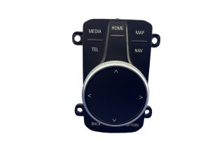 2022-2024 BMW X3 Black Center Console Audio Media Controller Knob Switch Panel - Front (Used OEM)