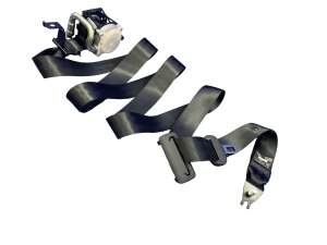 2018-2023 Lexus LC500 Black Seat Belt Assembly - Rear, Left (Driver) (Used OEM)