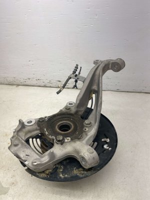 2021-2025 Ford F-150 Steering Knuckle and Wheel Hub Assembly - Front, Left (Driver) (Used OEM)