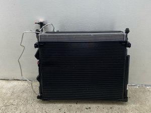 2024-2025 Toyota Grand Highlander Main and Auxiliary Radiator Condenser Fan Assembly - Front (Used OEM)
