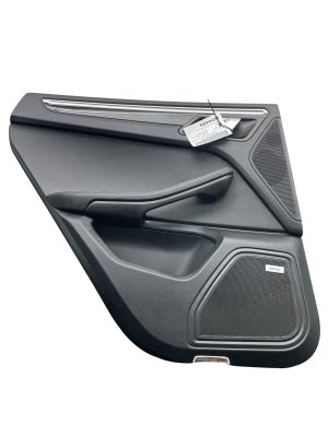 2019-2025 Porsche Macan Black Door Interior Trim Panel with Sunshade - Rear, Left (Driver) (Used OEM)