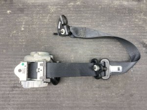 2021-2026 Ford F-150 Black Seat Belt Assembly - Rear, Right (Passenger) (Used OEM)