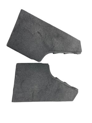  Tesla Model y Center Console Lower Carpet Trim Panel Set - Front (Used OEM)