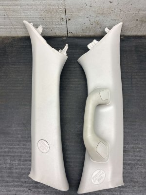 2014-2024 Toyota 4Runner Gray Front Windshield A-Pillar Trim Cover Panel Set (Used OEM)