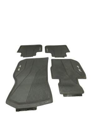 2018-2025 BMW X3 Front and Rear Rubber Floor Mat Set (Used OEM)