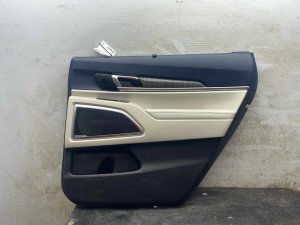 2023-2025 Kia Telluride Blue Door Interior Trim Panel with Sunshade - Rear, Right (Passenger) (Used OEM)