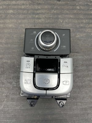 2023-2025 Kia Telluride Center Console Drive Mode Selector Switch with Parking Brake and Auto Hold - Front (Used OEM)