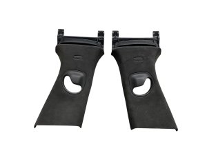 2017-2020 Jaguar F-Pace Black Upper B-Pillar Trim Panel Cover Set (Used OEM)