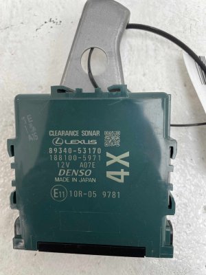 2021-2025 Lexus IS300 Clearance Sonar Control Module (Used OEM)