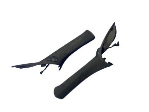 2020-2023 McLaren GT Black Interior A-Pillar Trim Panels with Speakers - Front (Used OEM)
