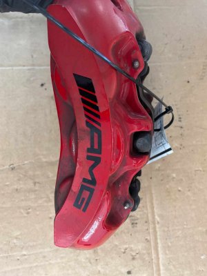 2012-2017 Mercedes-Benz CLS63 AMG Red AMG Disc Brake Caliper - Front, Left (Driver) (Used OEM)
