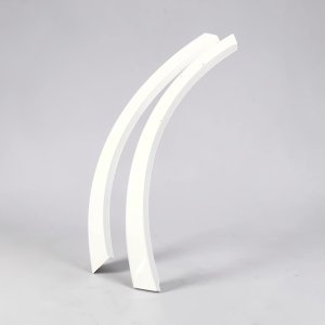2020-2025 Audi Q7 White Wheel Arch Fender Flare Trim Panel Set - Rear, Right (Passenger) (Used OEM)