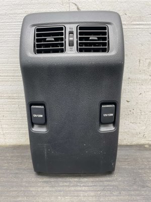 2014-2024 Toyota 4Runner Rear Center Console Back Trim Panel with Air Vents (Used OEM)