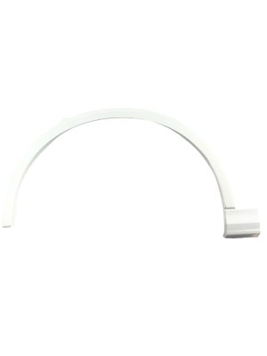 2020-2024 Audi Q7 White Wheel Arch Fender Flare Trim Panel - Front, Left (Driver) (Used OEM)