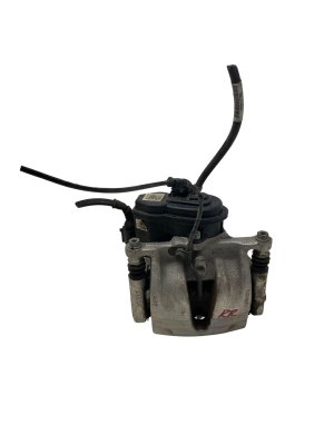 2017-2024 Audi Q7 Yellow Disc Brake Caliper with Parking Brake Actuator - Rear, Right (Passenger) (Used OEM)