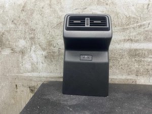 2025 Mazda CX-50 Black Console Trim Panel with Vent and USB Ports - Rear (Used OEM)