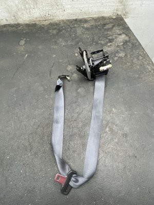 2023-2025 Mazda CX-50 Black Seat Belt Assembly - Rear, Left (Driver) (Used OEM)
