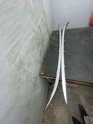 2023-2026 Mazda CX-50 Silver Roof Rail Luggage Rack Carrier Molding Set (Used OEM)