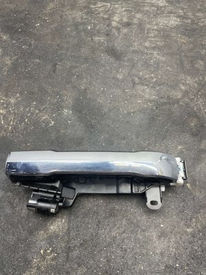 2023-2025 Toyota Sequoia Chrome Chrome Exterior Door Handle - Rear, Left (Driver) (Used OEM)