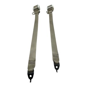 2018-2021 Lincoln Navigator Tan 2nd Row Seat Belt Retractor Assembly Set - Rear, Right (Passenger) (Used OEM)