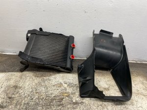 2012-2018 Bentley Continental Engine Oil Cooler with Air Intake Duct - Front (Used OEM)