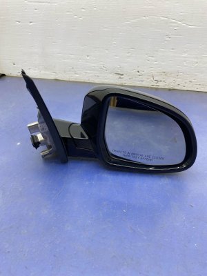 2019-2025 BMW X7 Gray Power Folding Heated Blind Spot Door/Side View Mirror - Front, Right (Passenger) (Used OEM)