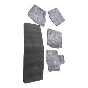2018-2024 Lincoln Navigator Black 5-Piece Cloth Floor Mat Set - Front (Used OEM)