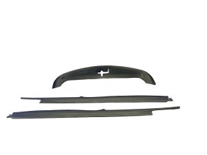 2005-2012 Porsche Boxster Black Frunk Interior Trim Cover Panel Set - Front (Used OEM)